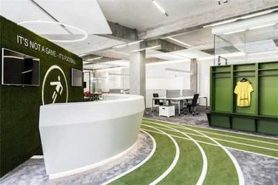 足球创意办公空间设计